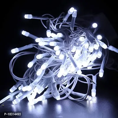 Radisson? String Lights- White 51 feet, 60 Bulbs, ISI Certified Series Fairy Lights for Home, Office, Diwali, Christmas,rid Decoration,Copper Wire,Extra Bright LED,Water Proof,Indian 1p-thumb0