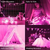 Radisson? String Lights- Pink 51 feet, 60 Bulbs, ISI Certified Series Fairy Lights for Home, Office, Diwali, Christmas,rid Decoration,Copper Wire,Extra Bright LED,Water Proof,Indian 1q-thumb3