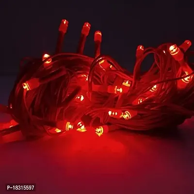 Radisson? String Lights- Red (Pack-2) 51 feet, 60 Bulbs, ISI Certified Series Ferry Lights for Home, Office, Diwali, Christmas, Decoration,Copper Wire, Extra Bright LED,Water Proof,Indian 1-thumb2