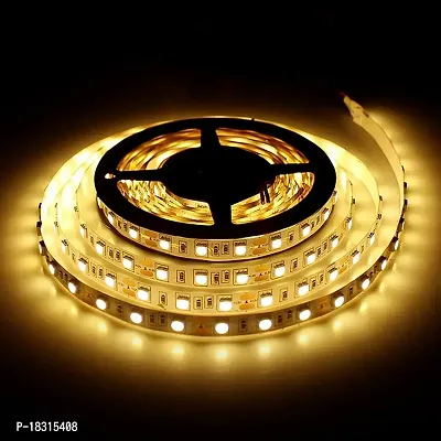 Radisson? LED Strip Light (Pack - 1(Golden)) 5 Meter Waterproof with Adapter for Home Decoration Restaurant Office Diwali, Christmas, Festivals Light, Computer and Tv Rooms Made by India 10