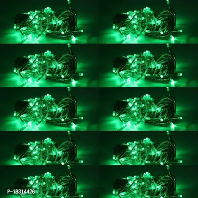 Radisson? String Lights- Green 51 feet, 60 Bulbs, ISI Certified Series Fairy Lights for Home, Office, Diwali, Christmas,rid Decoration,Copper Wire,Extra Bright LED,Water Proof,Indian 1m-thumb4