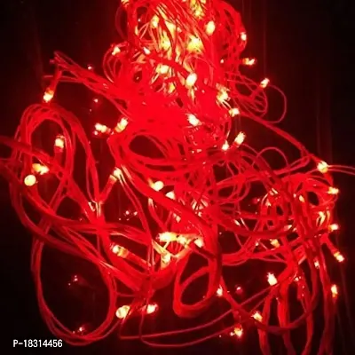 Radisson? String Lights- red 51 feet, 60 Bulbs, ISI Certified Series Fairy Lights for Home, Office, Diwali, Christmas,rid Decoration,Copper Wire,Extra Bright LED,Water Proof,Indian 1K-thumb3