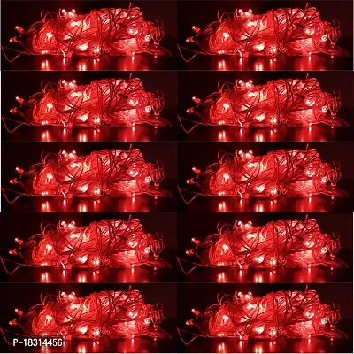 Radisson? String Lights- red 51 feet, 60 Bulbs, ISI Certified Series Fairy Lights for Home, Office, Diwali, Christmas,rid Decoration,Copper Wire,Extra Bright LED,Water Proof,Indian 1K-thumb2