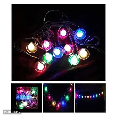 Radisson ? Multicolor Home Decoration Double Ball String LED Fairy Light for Balcony, Curtains, Diwali, Christmas, New Year with 7m Wire and 19 LED Made by India 1-thumb5