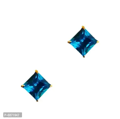 princess  gems earrings for girls (6 mm)-thumb0