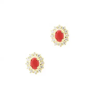 Princess Gems Cluster Earrings for Girls and Women