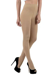 High Beige Soft and Comfortable with Super Stretch Waistband Stockings For Women/Girls-thumb1