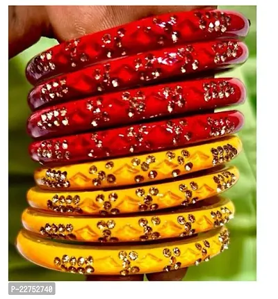 Elegant Multicoloured Plastic  Bangles For Women