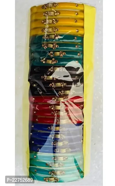 Elegant Multicoloured Plastic  Bangles For Women