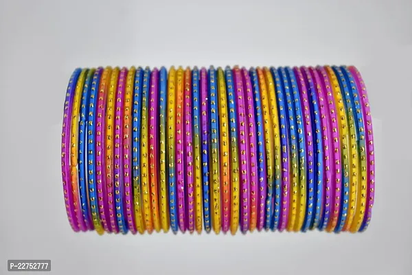 Elegant Multicoloured Plastic  Bangles For Women