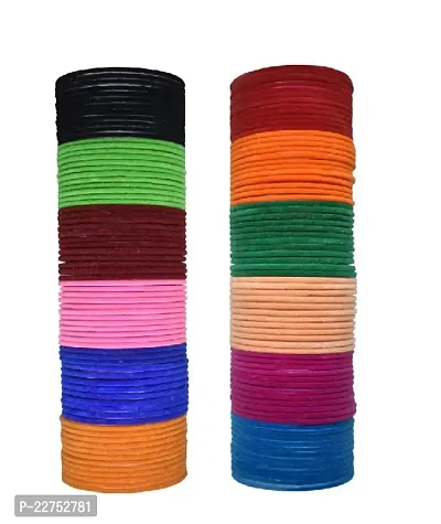 Elegant Multicoloured Silk Thread  Bangles For Women-thumb0