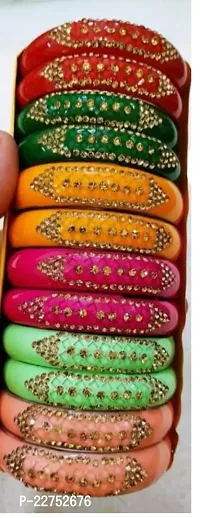 Elegant Multicoloured Plastic  Bangles For Women-thumb0