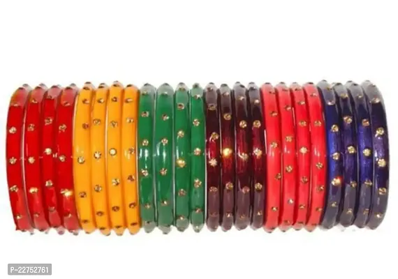 Elegant Multicoloured Plastic  Bangles For Women-thumb0