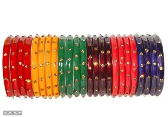 Elegant Multicoloured Plastic  Bangles For Women