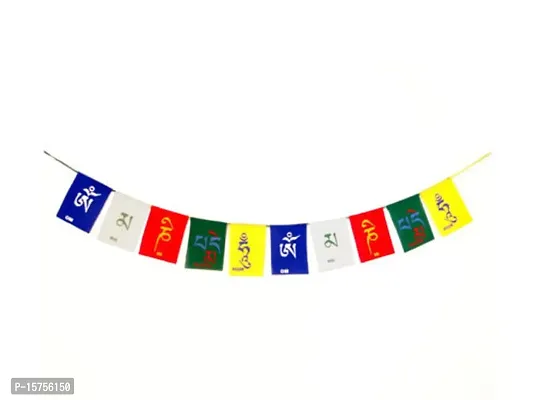 SCORIA? Combo Tibetian Buddhist Prayer Flags for Motorbike  Car for Tata Tigor-thumb0