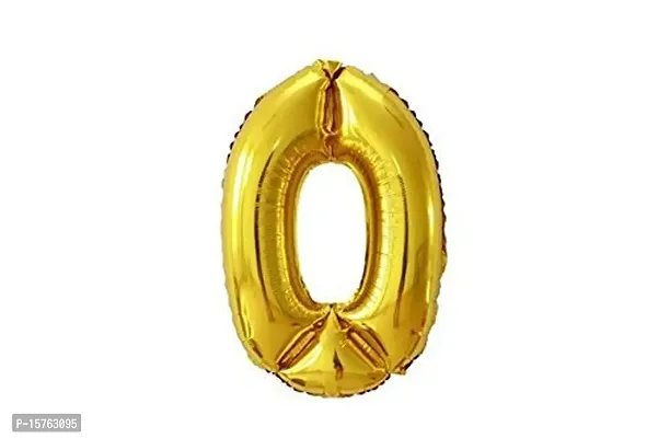 Party Booms Numbers Foil Balloon Gold (16inch) , Birthday Party Supplies , Party Foil Balloon - Large/ Kids Party Supplies , Theme Birthday Party , Foil Balloons , Birthday Balloons (0)