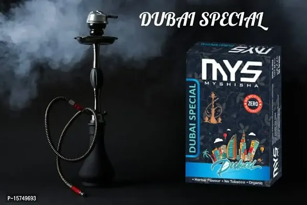 MYSHISHA Herbal Hookah (100% Nicotine and Tobacco Free) Paan Kiwi Mint, Strawberry, Dubai Special (150gm)-thumb5