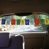 SCORIA? Combo Tibetian Buddhist Prayer Flags for Motorbike  Car for Hyundai EON-thumb2