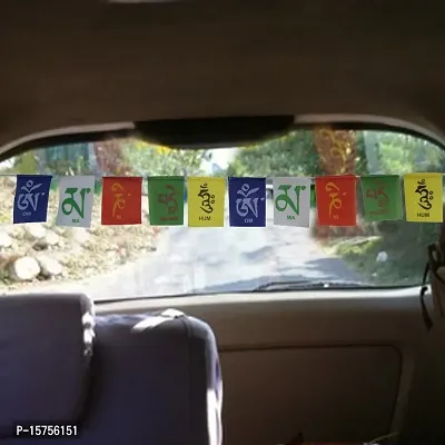 SCORIA? Combo Tibetian Buddhist Prayer Flags for Motorbike  Car for Hyundai EON-thumb3