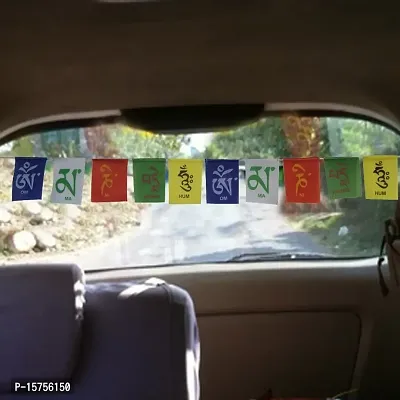 SCORIA? Combo Tibetian Buddhist Prayer Flags for Motorbike  Car for Tata Tigor-thumb5