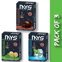 MYSHISHA Herbal Hookah (100% Nicotine and Tobacco Free) Chocolate, Paan Kiwi Mint, BF (150gm)-thumb1