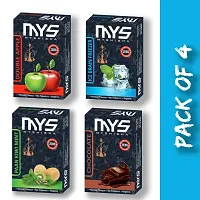 MYSHISHA Herbal Hookah (100% Nicotine and Tobacco Free) Double Apple, BF, Paan Kiwi Mint, Chocolate (200gm)-thumb1