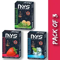 MYSHISHA Herbal Hookah (100% Nicotine and Tobacco Free) Paan Kiwi Mint, Strawberry, BF (150gm)-thumb1