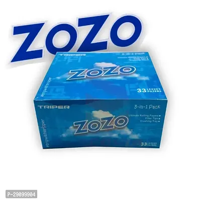 SCORIA ZOZO SKY BLUE SLIM KING SIZE ROLLING PAPER BOX-thumb0