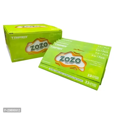 SCORIA ZOZO SKY GREEN SLIM KING SIZE ROLLING PAPER BOX(PACK OF 20)