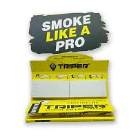 SCORIA TRIPER YELLOW SLIM KING SIZE -SMOKE LIKE A PRO- ROLLING PAPER FULL BOX (24 BOOKLETS)-thumb1