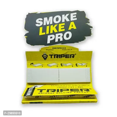 SCORIA TRIPER YELLOW SLIM KING SIZE -SMOKE LIKE A PRO- ROLLING PAPER FULL BOX (24 BOOKLETS)-thumb2