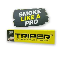 SCORIA TRIPER YELLOW SLIM KING SIZE -SMOKE LIKE A PRO- ROLLING PAPER FULL BOX (24 BOOKLETS)-thumb4