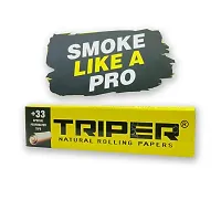 SCORIA TRIPER YELLOW SLIM KING SIZE SMOKE LIKE A PRO  ROLLING PAPER FULL BOX (24 PACK)-thumb4