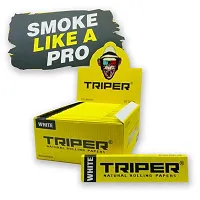 SCORIA TRIPER YELLOW SLIM KING SIZE SMOKE LIKE A PRO  ROLLING PAPER FULL BOX (24 PACK)-thumb2