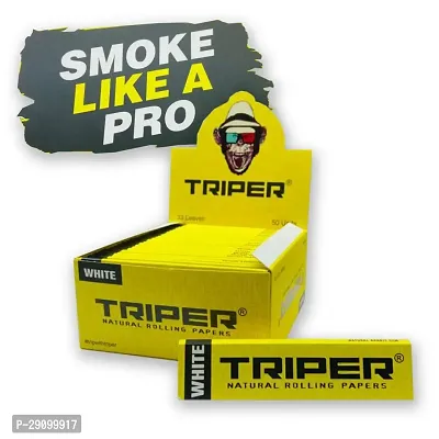 SCORIA TRIPER YELLOW SLIM KING SIZE SMOKE LIKE A PRO  ROLLING PAPER FULL BOX (24 PACK)-thumb3