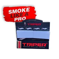 SCORIA TRIPER BLACK SLIM KING SIZE -SMOKE LIKE A PRO- ROLLING PAPER FULL BOX (24 BOOKLETS)-thumb1