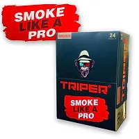 SCORIA TRIPER BLACK SLIM KING SIZE -SMOKE LIKE A PRO- ROLLING PAPER FULL BOX (24 BOOKLETS)-thumb3