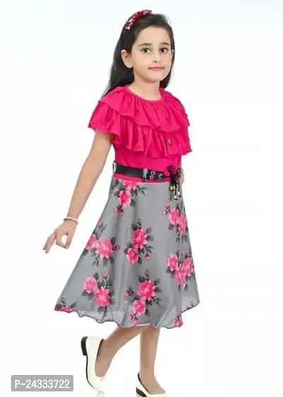 Stylish Fancy Designer Dresses For Girls Pack Of 1-thumb2