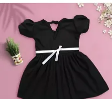 Beautiful Black Frock For Baby Girl-thumb1