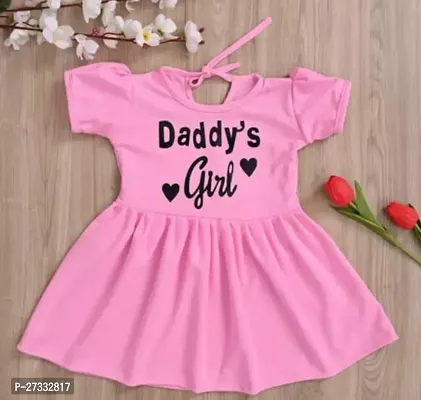 Beautiful Pink Frock For Baby Girl