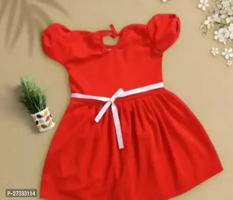 Beautiful Red Frock For Baby Girl-thumb2