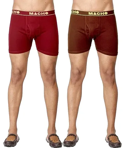Combo Pack Of Solid Cotton Trunks
