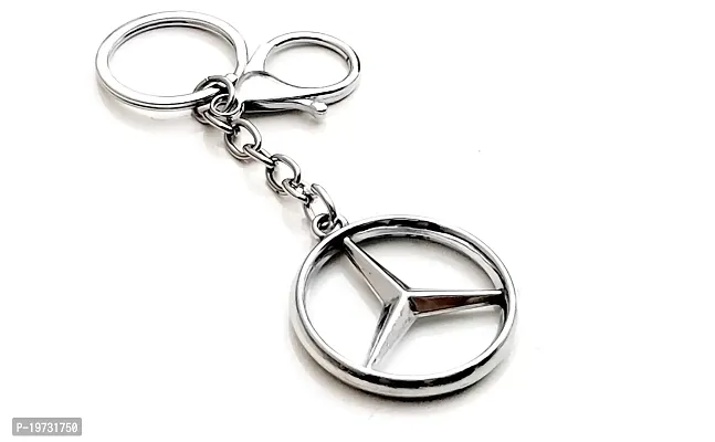 Metal Antique Keychain Double Key Ring Hook Keychain Holder For