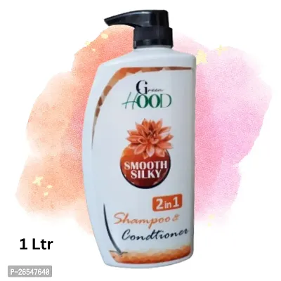 Grrem Hood 2 In 1 Smooth silky  Anty Dendruff  Shampoo for man  women 1 L