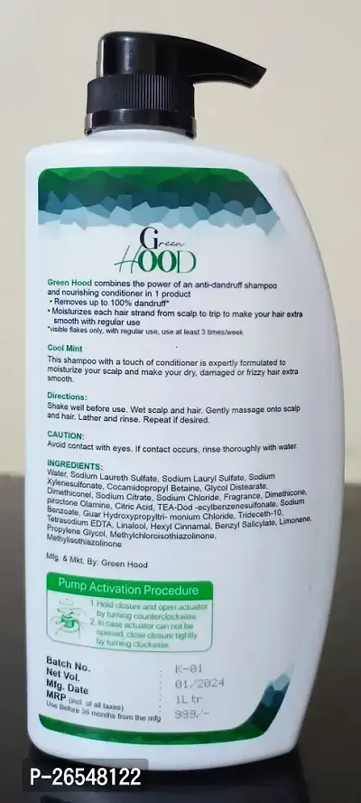 Cool Mint Anty Dendruff Shampoo man and women 1L-thumb2