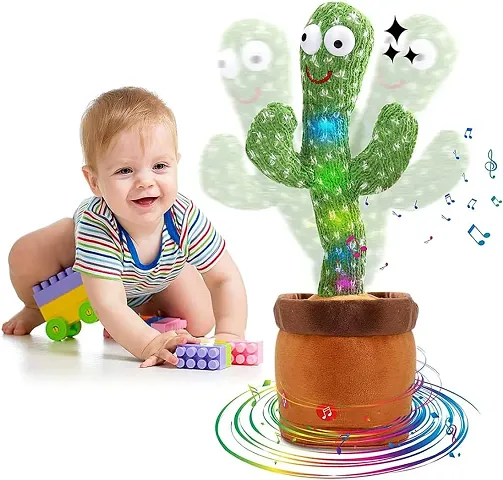 Kids Dancing Cactus Toy Gun Train and Aeroplane