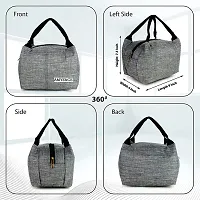 Amyence Lunch Bags for Office Women  Men Insulated Lunch Bag for Kids Tiffin Bag for Organizer Storage Lunch Box Portable and Reusable ? Grey-thumb1