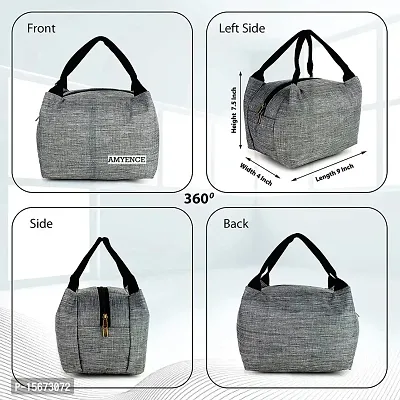 Amyence Lunch Bags for Office Women  Men Insulated Lunch Bag for Kids Tiffin Bag for Organizer Storage Lunch Box Portable and Reusable ? Grey-thumb2