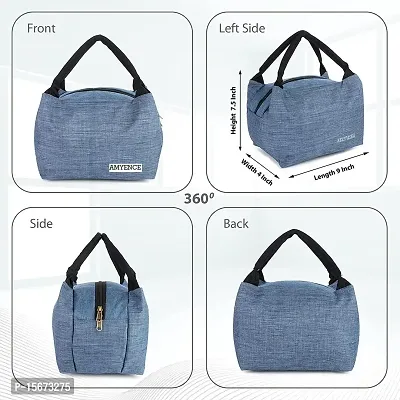 Amyence Lunch Bags for Office Women  Men Insulated Lunch Bag for Kids Tiffin Bag for Organizer Storage Lunch Box Portable and Reusable ? Blue-thumb2