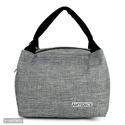 Amyence Lunch Bags for Office Women  Men Insulated Lunch Bag for Kids Tiffin Bag for Organizer Storage Lunch Box Portable and Reusable ? Grey-thumb0